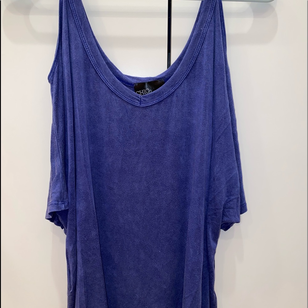 chic 2 chic open shoulder top